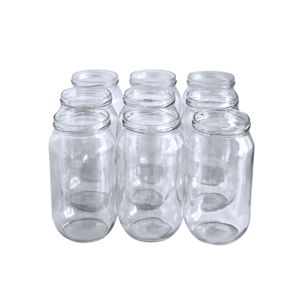 Sarkap Home 9'lu 1000 ml Kapaksız Cam Kavanoz