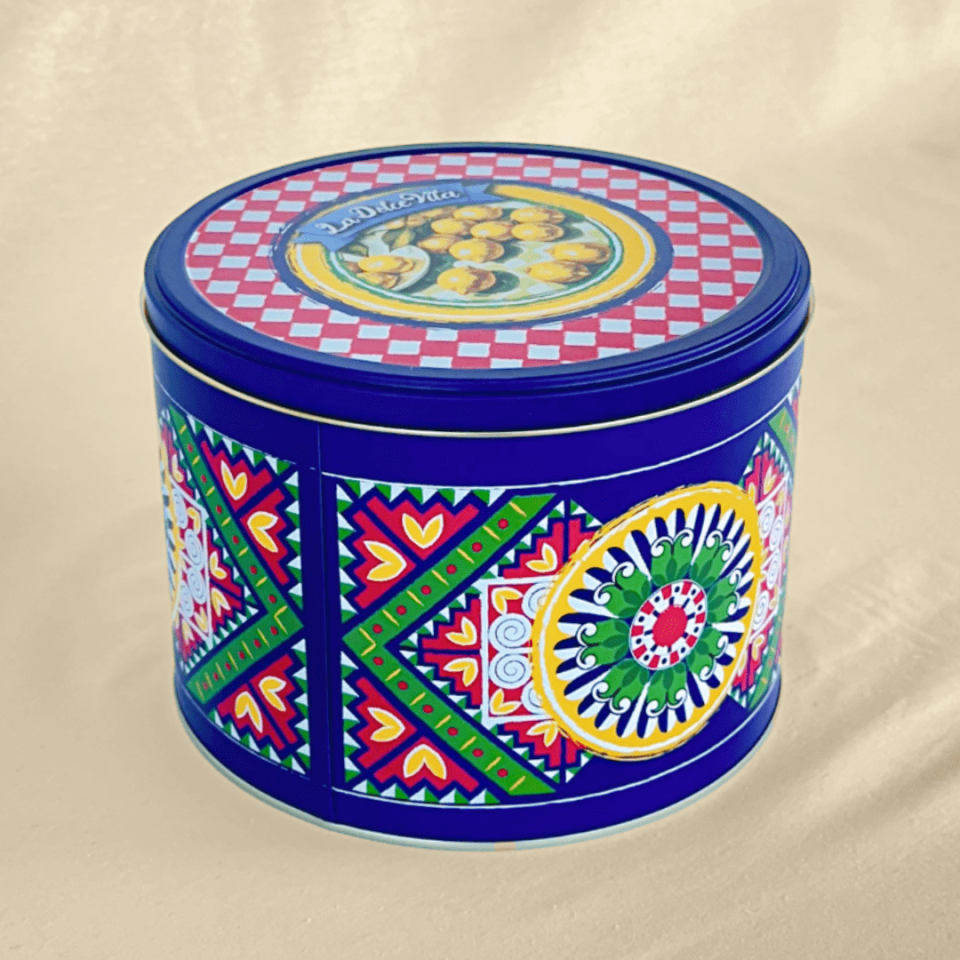 La Dolce Vita Dekoratif Metal Saklama Kutusu